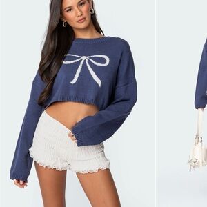 Edikted Gray Knit Sweater